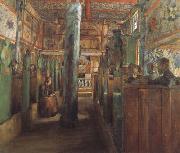 Harriet Backer Uvdal Stave Church (nn02) oil